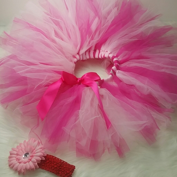 NEW Handmade 4-6 Toddler Tutu & Headband set 😍 - Picture 1 of 5